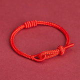 Lucky red rope braided bracelet - Lucky Guardian